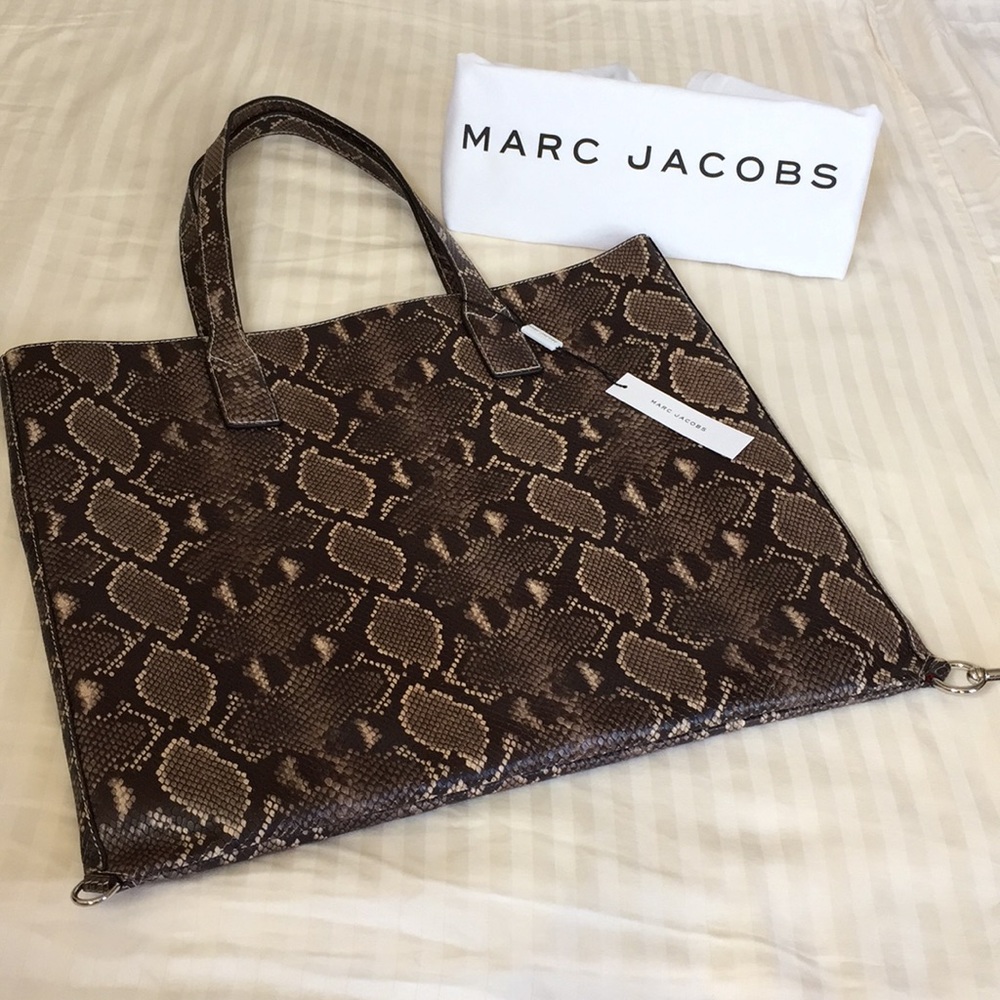 Python printed leather Marc Jacob’s tote
